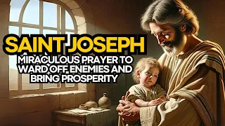 🛑 MIRACULOUS PRAYER TO SAINT JOSEPH TO WARD OFF ENEMIES AND BRING PROSPERITY