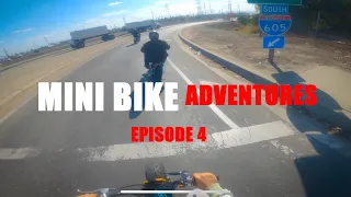 MiniBike ADVENTURES EP.4 - FREEWAY RUN ON MINIBIKES !