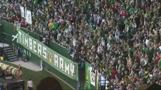 Timbers protest new MLS ‘no political flags’ rule with 33 minutes of silence