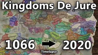 Kingdom De Jure Map Crusader Kings 3 Timelapse