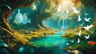 Unobtrusive Chirping of Birds - Study Ambience Miracle Forest - Enchanted Forest Ambience