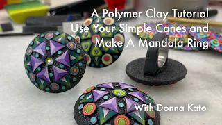 A Polymer Clay Tutorial: The Mandala ring