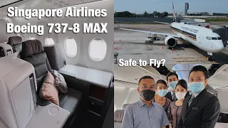 FLYING WITH BOEING 737-8 MAX! | Review Singapore Airlines Business Class (SQ103)