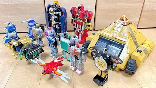 【PowerRangers ZEO All Megazord】ブンブンジャーにクリソツ⁉︎オーレンジャーの全DXロボで遊んでみた