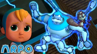 Movie Night with Spooky Squirrel! 👻 | ARPO The Robot | Funny Kids Cartoons | Kids TV Full Episodes