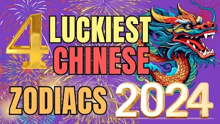 4 Luckiest Chinese Animal Zodiac Signs in 2024