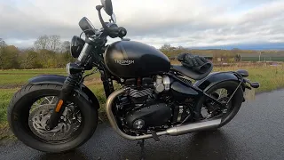 Thoughts on the Triumph Bobber after riding 150hp Sports bikes for the last 3 months