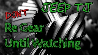 How To Calculate What Gear Your Jeep Wrangler TJ 97-06 Needs For Changing Tire Size