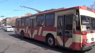 Trolleybuses in Yerevan, Armenia 2017 տրոլեյբուսներ Երեւանում