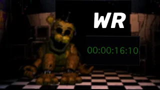 SpeedRuning FNaF 2 Jumpscare (Fastest Death?)