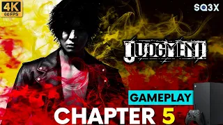 [4K] JUDGMENT 🔴 Chapter 5 (Xbox Series X Gameplay)