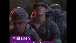 Vierdaagse Nijmegen 2018 -- Militairen tijdens de Vierdaagse