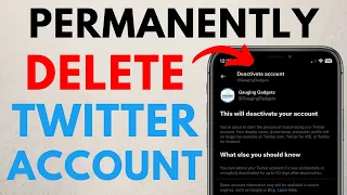 How to Permanently Delete Twitter Account - iPhone & Android