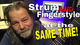 Amazing Grace Fingerpicking Beginners-How to Strum USING FINGERS