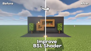 Minecraft: BSL-Shader best Settings | Clear View Tutorial (2023)