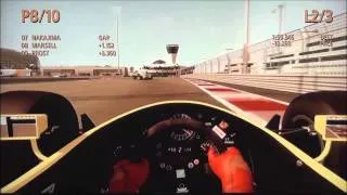 F1 2013 3 Lap Race in Abu Dhabi Classics Gameplay