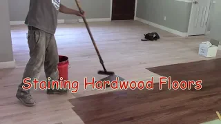 Staining Hardwood Floors