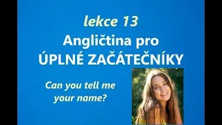 Kurz angličtiny pro ÚPLNÉ ZAČÁTEČNÍKY online zdarma + poslech a cvičení