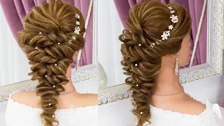 Прическа на Выпускной. Греческая Коса из жгутов. Amazing Prom Hairstyle
