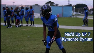 FREE FLOW VISUALS - "Mic'd Up" Episode 7 - Kymonte Bynum of the 14U 757 Colts. #youthfootball