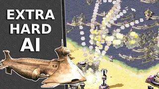 Red Alert 2 - Extra Hard AI - The Naval Battle Is Return! - 7 vs 1