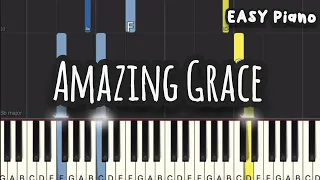 Amazing Grace (Easy Piano, Piano Tutorial) Sheet