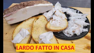 COME FARE IL LARDO STAGIONATO IN CASA