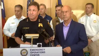 Mayor Whitmire & City Leaders Update on Storm Recovery Efforts I Houston Police