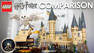 LEGO Harry Potter Hogwarts Castle Vs. Hogwarts Icons Comparison