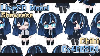 [Live2D Showcase] Chibi 0x4682B4 w/t keyboard operation + mouse tracking