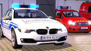 Emergency Call 112 - French Police Responding! 4K