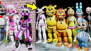 ANIMATRONICS VS TODOS TOY ANIMATRONICS ASSUSTADORES? | GTA V Five Nights at Freddy's