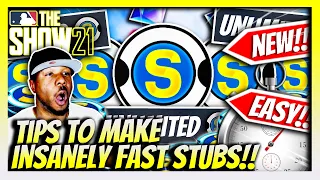 *NEW* Make Insanely FAST STUBS in MLB the show 21! Do this now and make 200-300k easy
