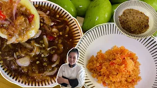 Thai street Food •Tropical Fruits..!! 3 Recipes Thai Fruits Dip |ThaiChef Food