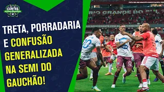 CONFUSÃO E BRIGA GENERALIZADA NA SEMIFINAL ENTRE CAXIAS E INTERNACIONAL!!