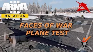 FACES OF WAR PLANE TESTING