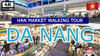 [4K HD] Han Market Walking Tour - DA NANG, VIETNAM - A tour of the most popular market in Da Nang!