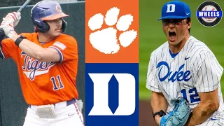 #10 Clemson vs #6 Duke Highlights | 2024 College Baseball Highlights