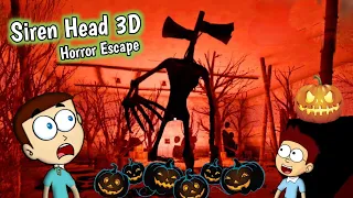 Happy Halloween : Siren Head Horror Escape 3D | Shiva and Kanzo Gameplay