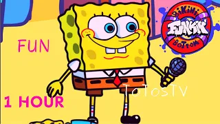 FNF  - 🤸‍♀️ Vs Spongebob FUN 1 hour loop Bikini Bottom Funkin'