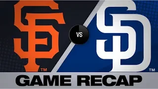 Sandoval's 11th-inning homer lifts Giants | Giants-Padres Game Highlights 7/26/19