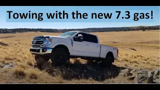 Towing with the F250 Tremor 7.3! MPG and RPM