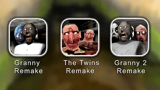All Latest Sewer Escape - Granny 1.8 Remake Vs The Twins Remake Vs Granny 2 Remake Full Gameplay