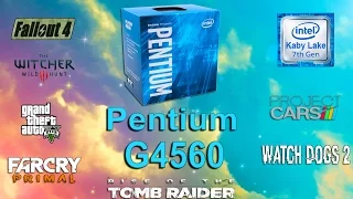 Pentium G4560 Test in 7 Games (GTX 1050)