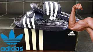 Adidas Originals Men's Adissage Slides Review | Only A Real Man Can Wear These!