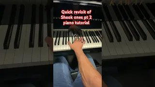 Shook ones pt 2 by Mobb deep piano tutorial.
