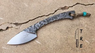 Making An EDC | Rock Texture Knife
