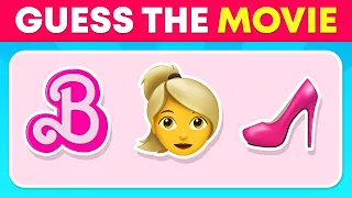 Can You Guess the MOVIE by Emoji? 🎬🍿 | Mario, Barbie, The Little Mermaid 2023, Elemental