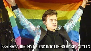 my friend said she doesnt like harry styles, so i made this video to brainwash her