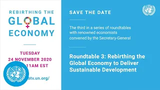 Rebirthing the Global Economy to Deliver Sustainable Development - Roundtable, 23 November 2020